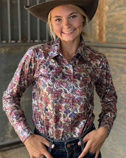 Foil Bloom Performance Show Shirt