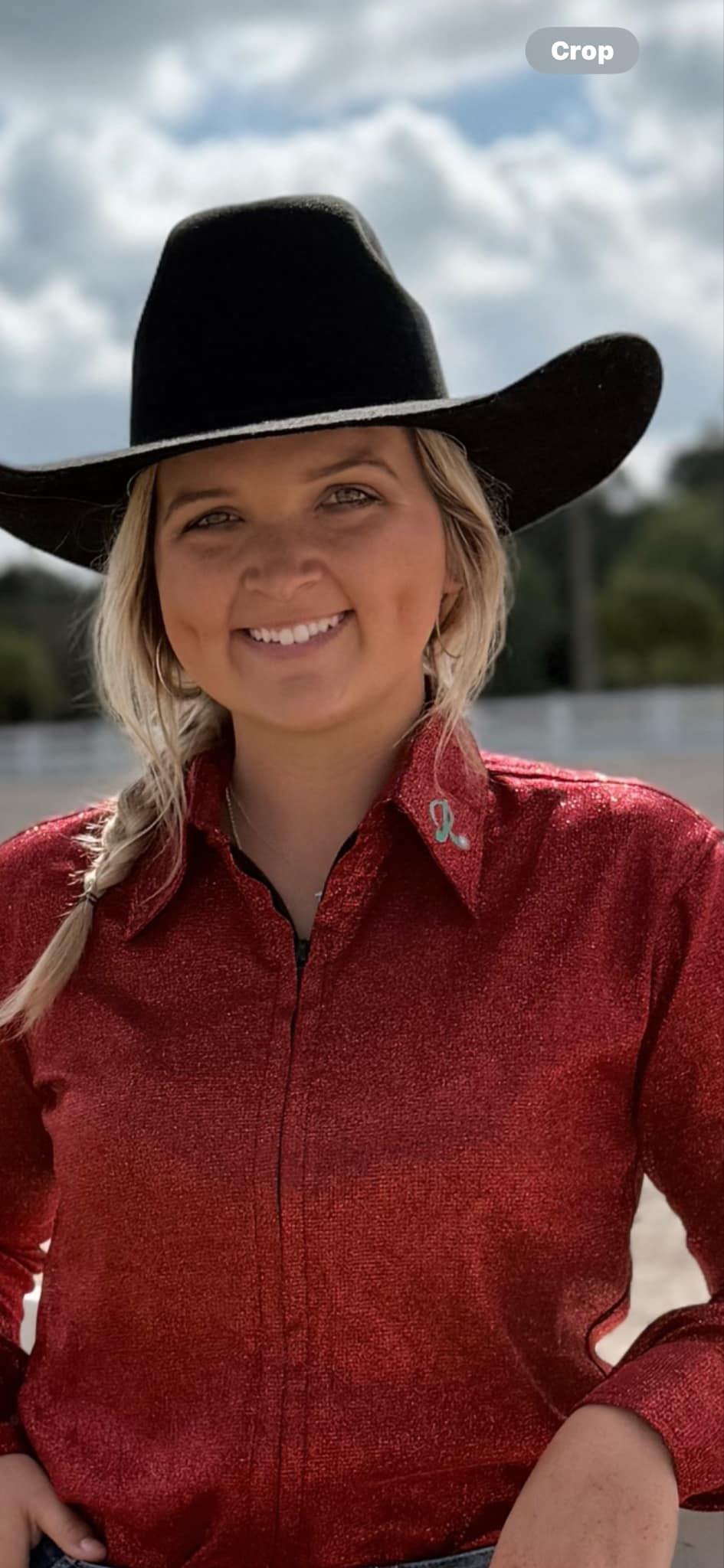 Red Graceland Barrel Racing Shirt