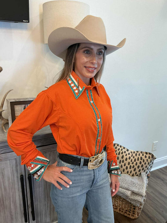 Sunset Rodeo Rhinestone Shirt – Fancy Shirt Collection