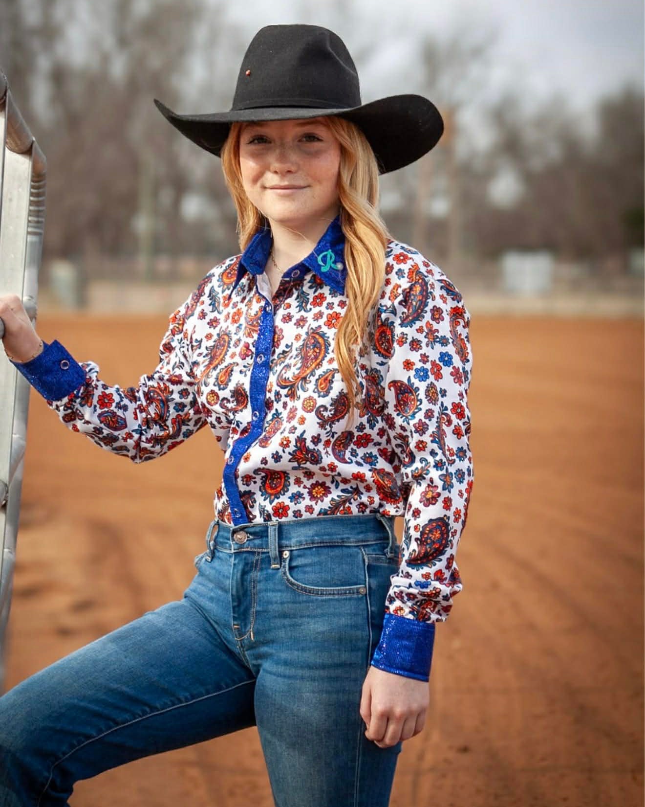 The Blue Reign Paisley Show Shirt