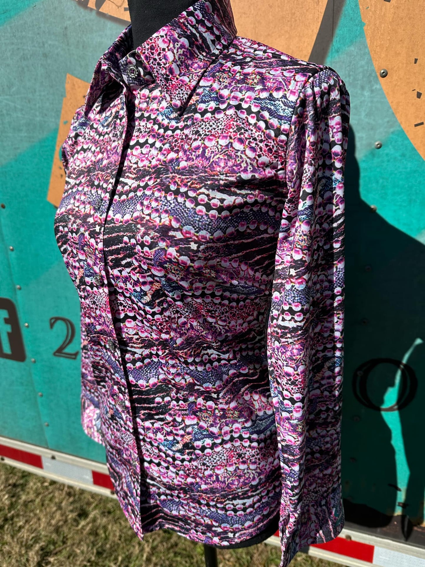 Pearl Elegance Rodeo Show Shirt