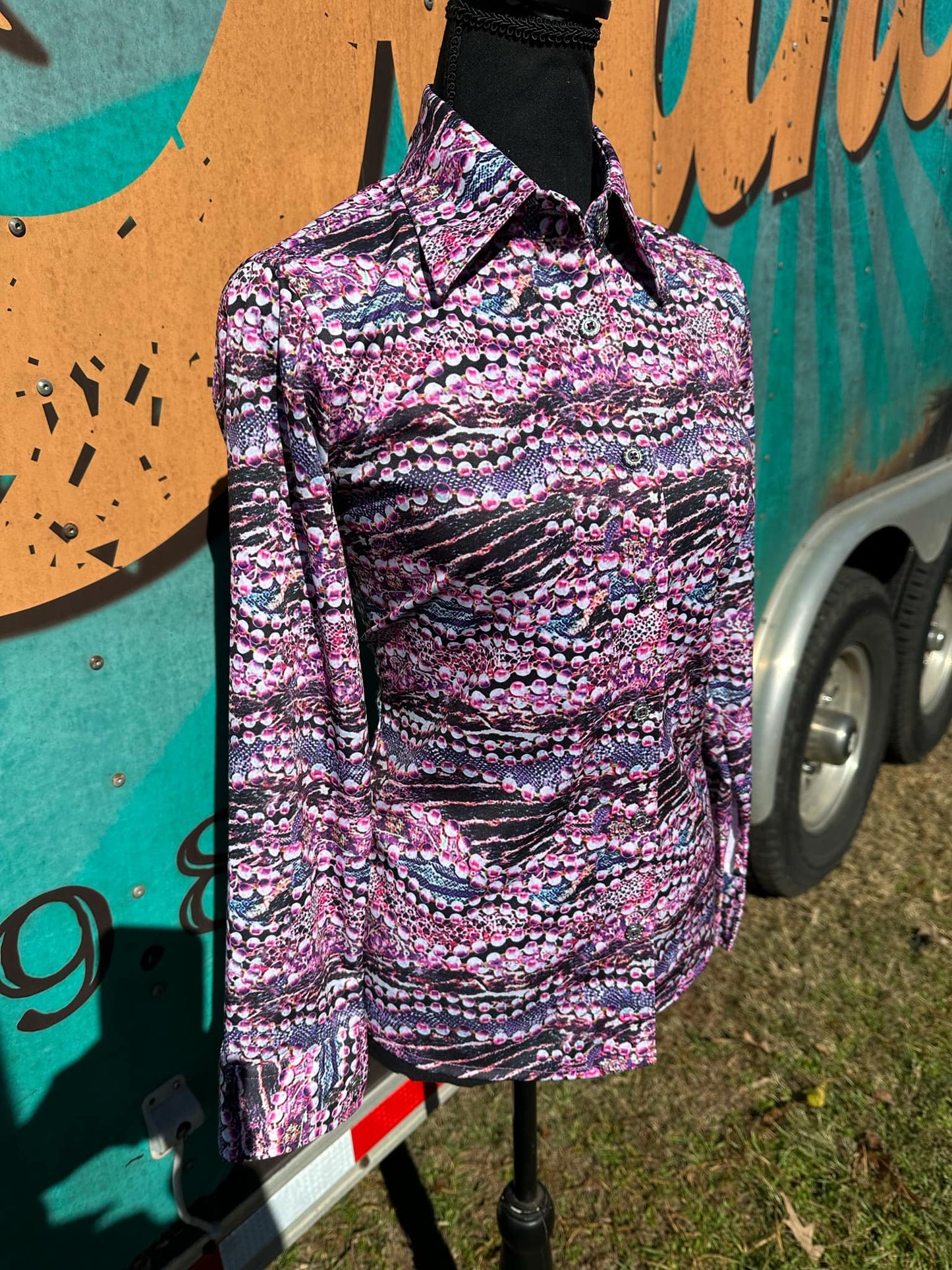 Pearl Elegance Rodeo Show Shirt