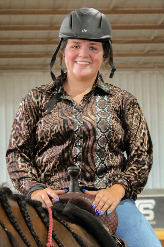 Wild Streak Barrel Racing Show Shirt