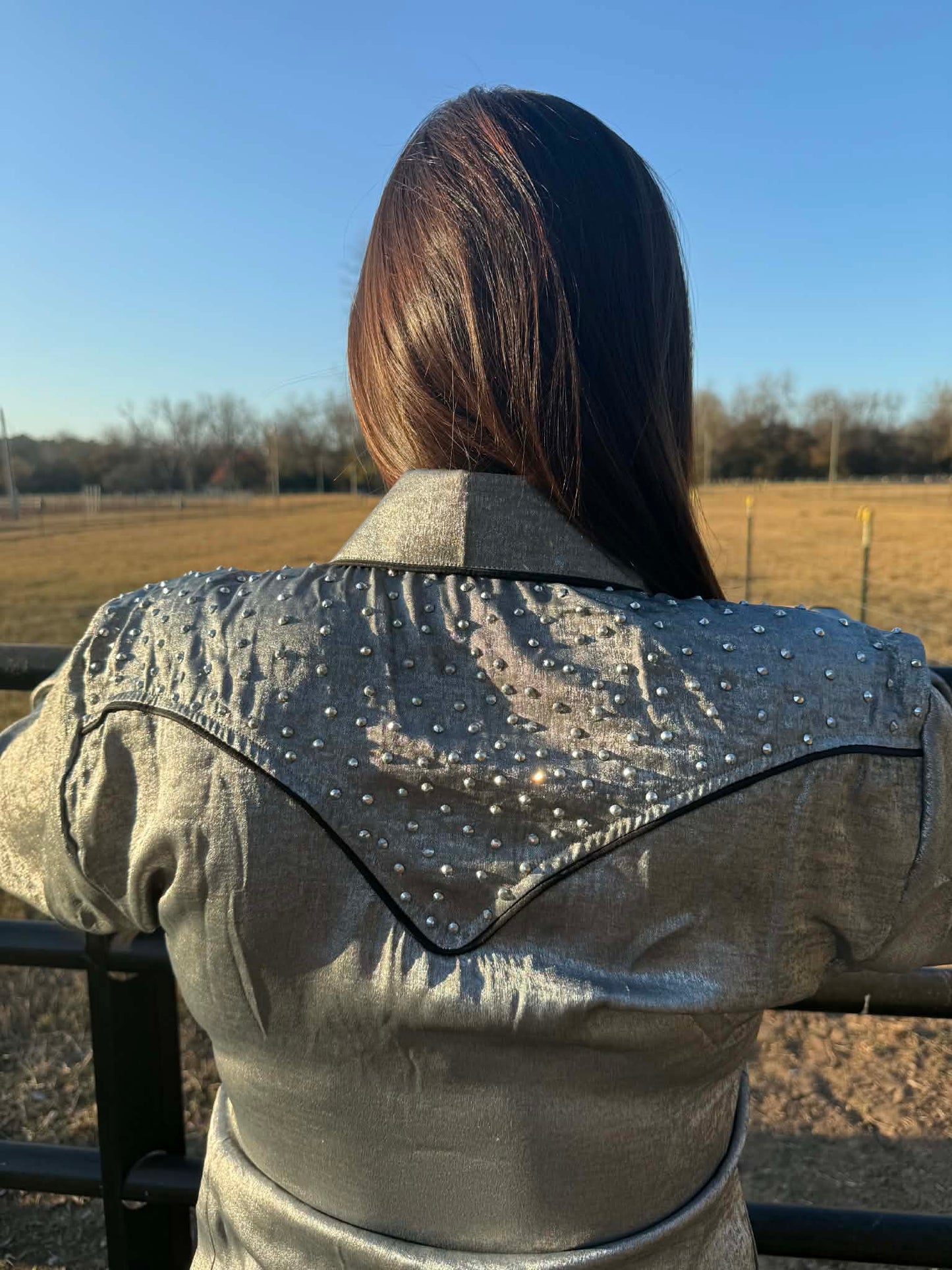 The Silver Star Studded Show Shirt