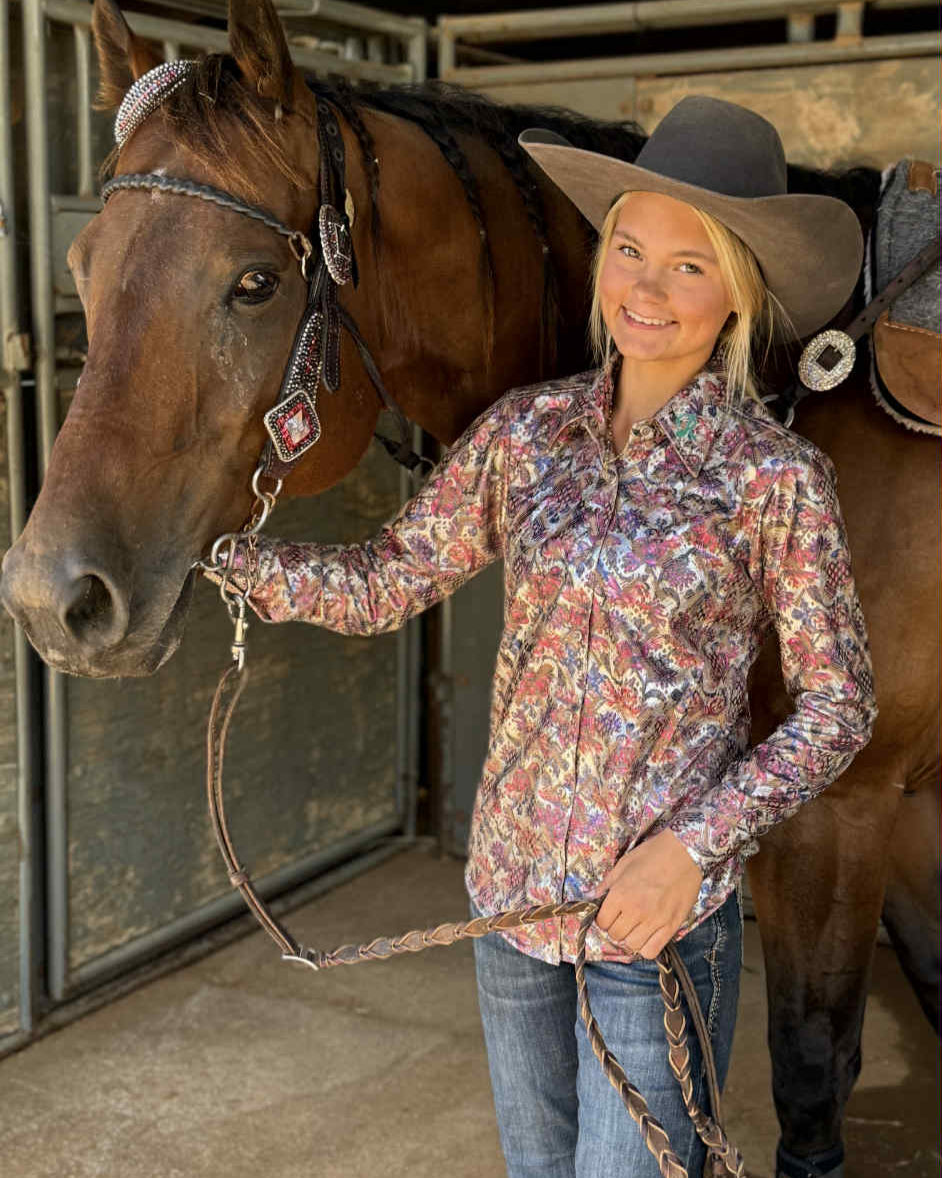 Foil Bloom Performance Show Shirt