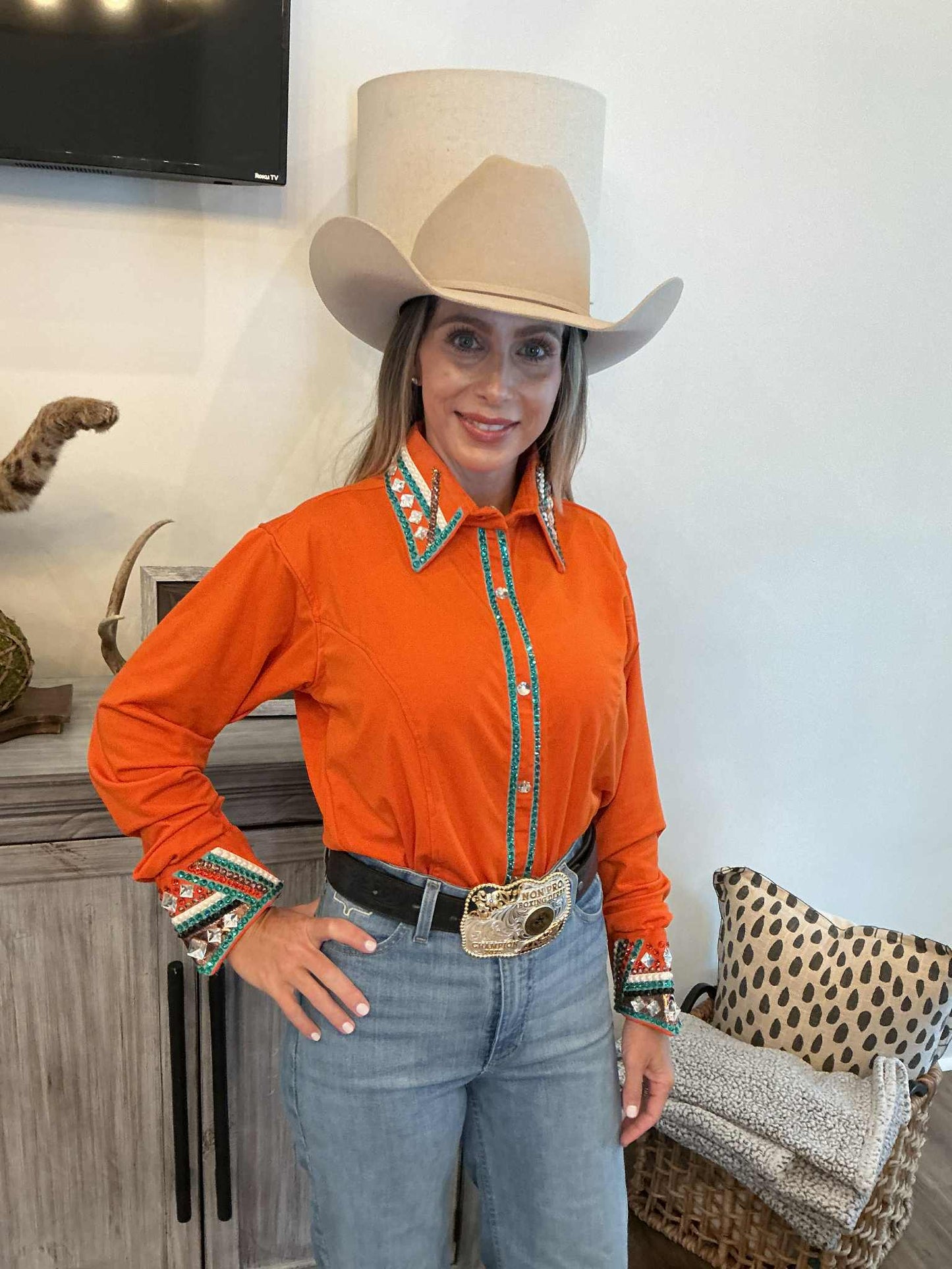 Sunset Rodeo Rhinestone Shirt – Fancy Shirt Collection