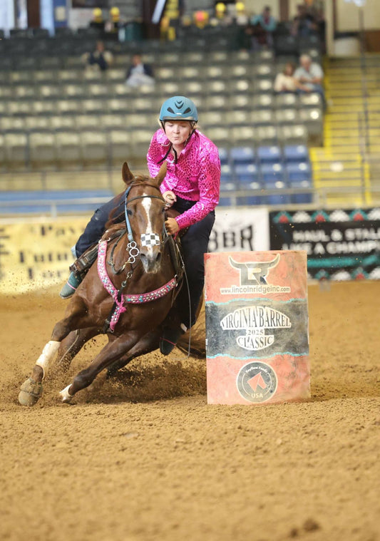Rodeo Rockstar Barrel Racing Show Shirt