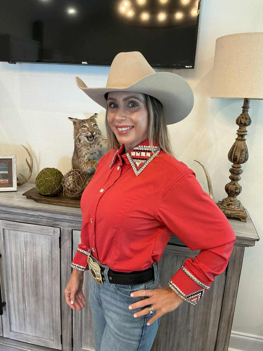 Pink Rodeo Royalty Rhinestone Shirt