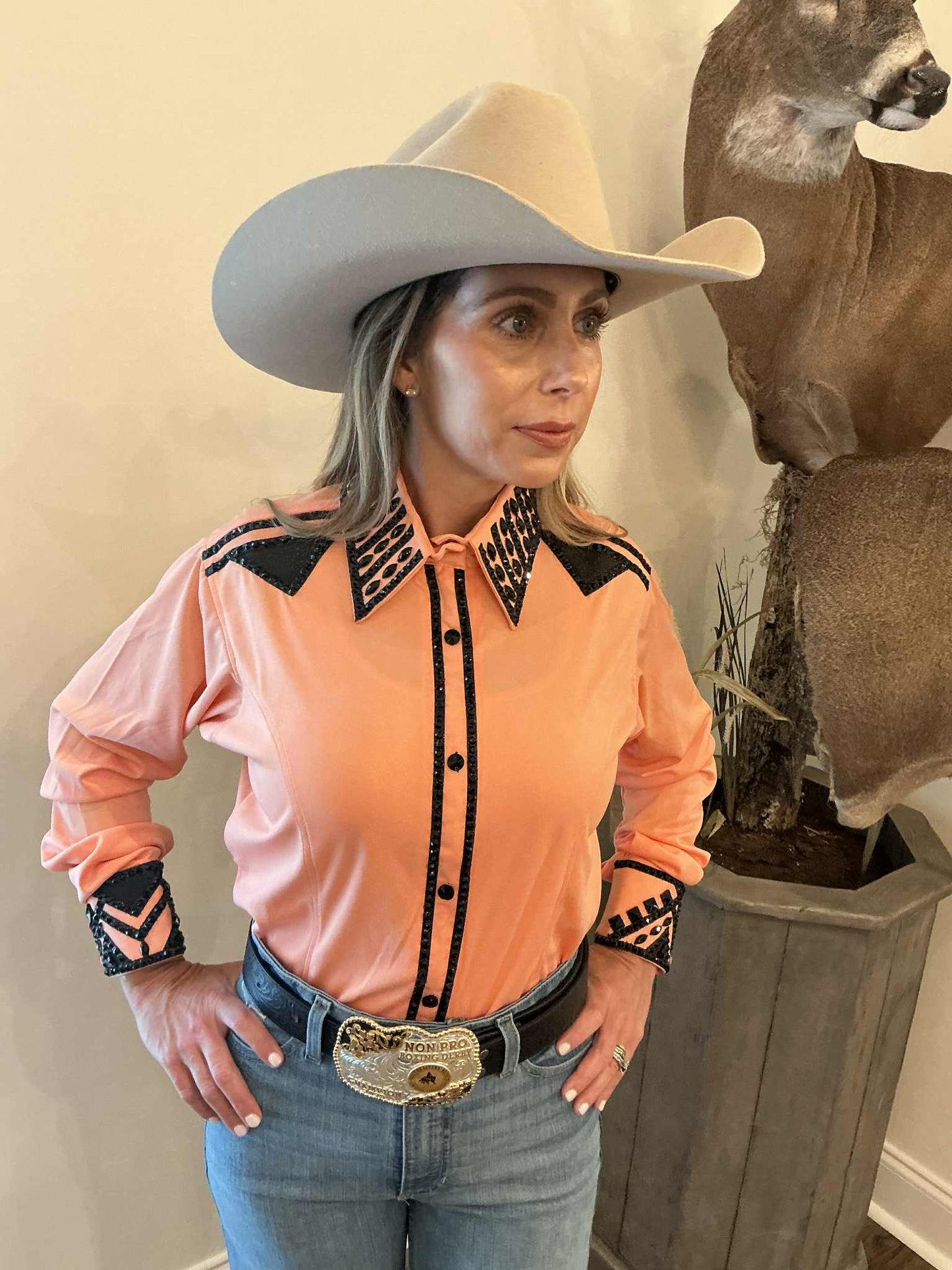 Sunset Spark Rhinestone Western Shirt