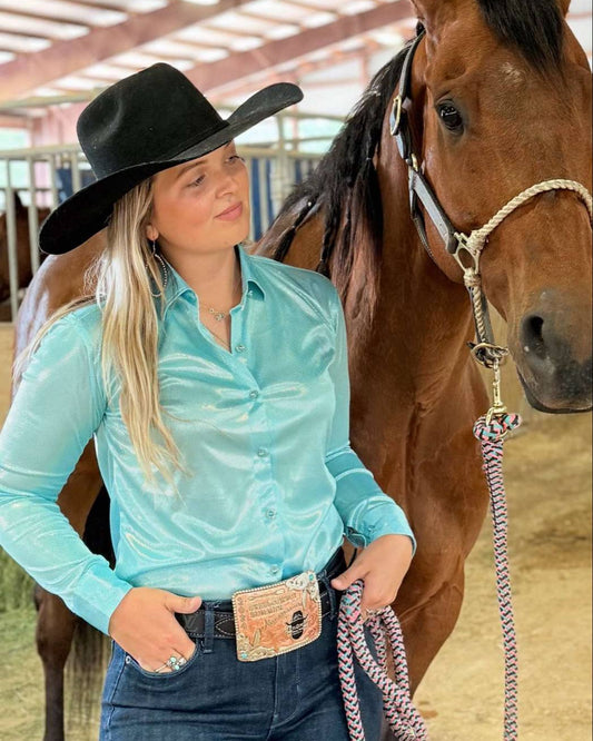 Cinderella Metallic Barrel Racing Show Shirt