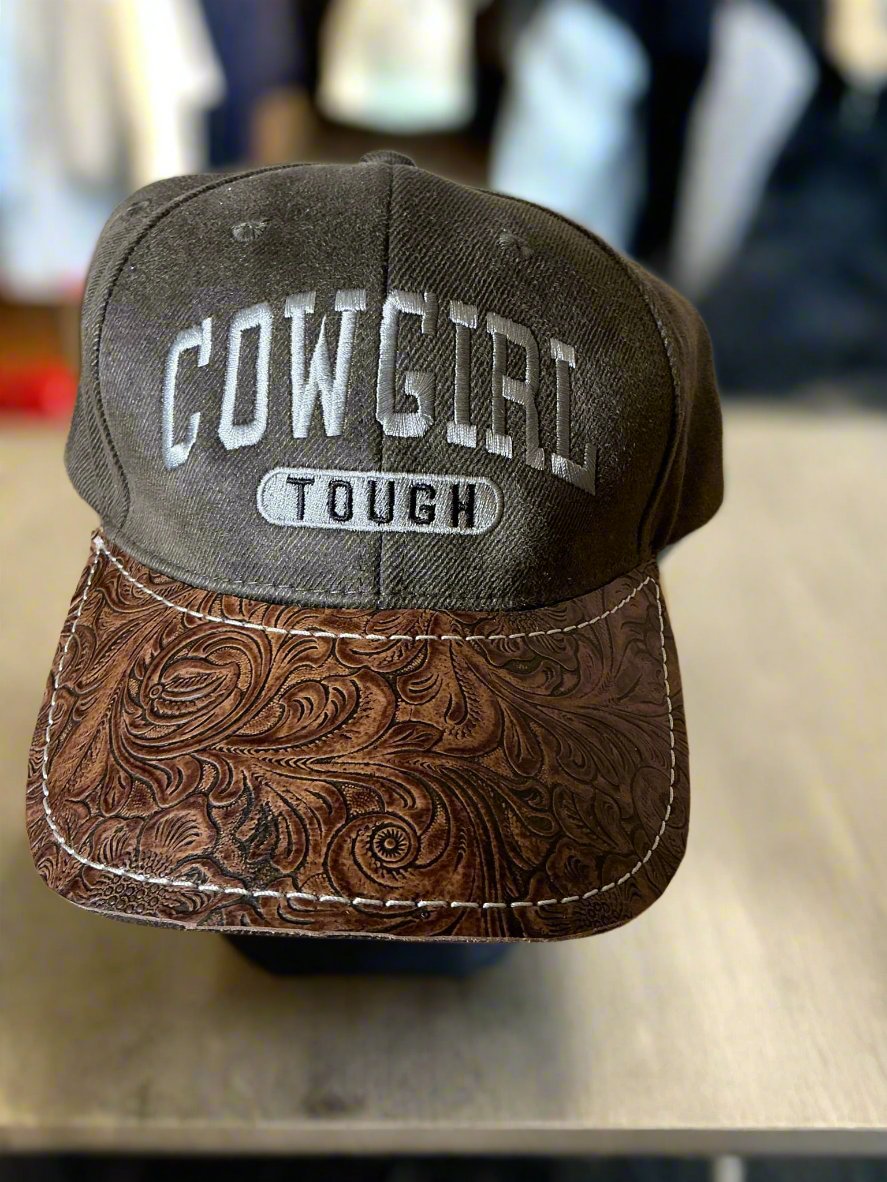 Cowgirl Tough Ball Cap | Brown