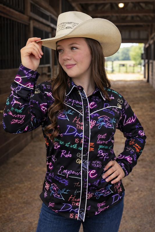 Good Vibes Only Button Down