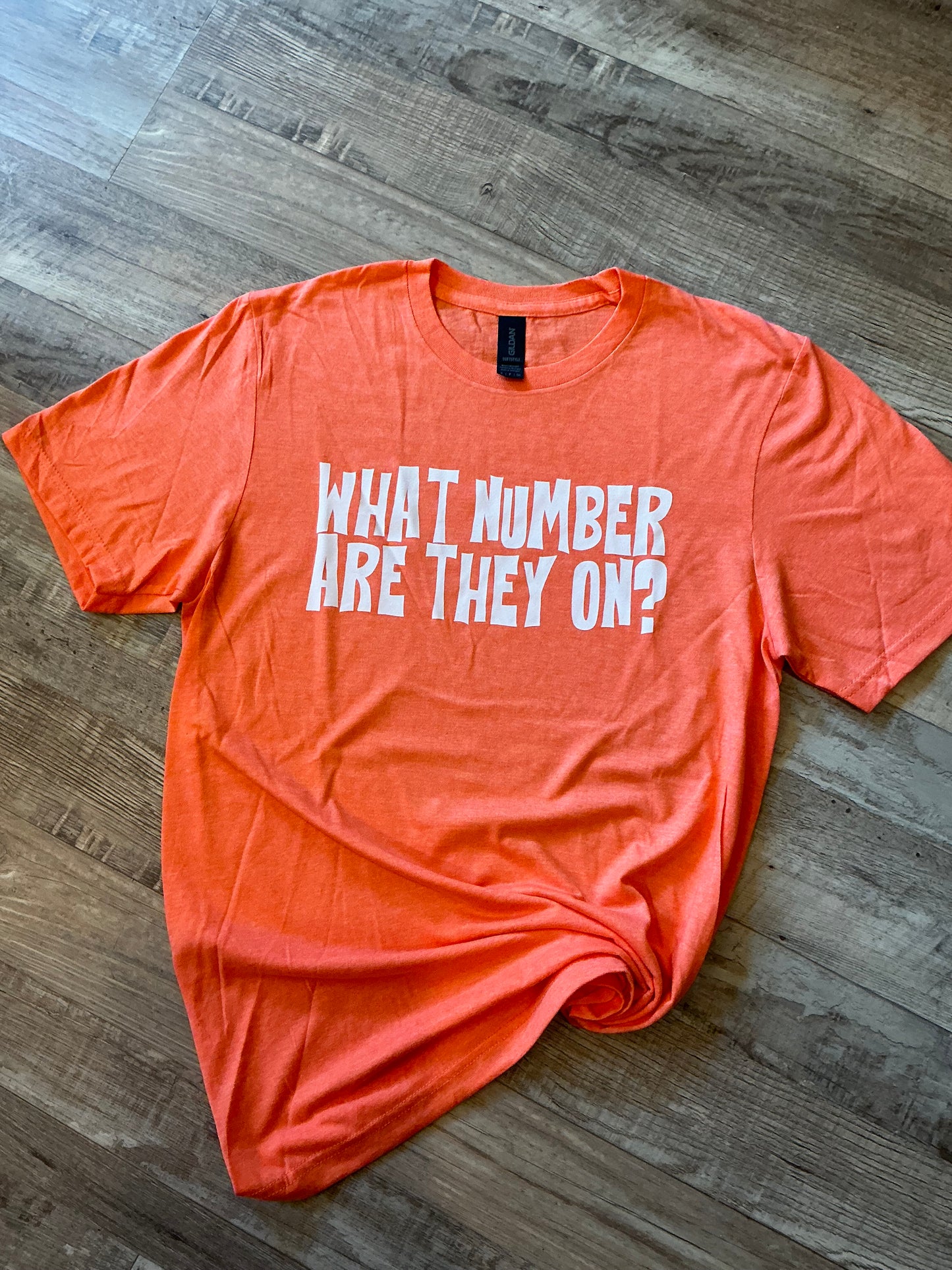 What number are they on T-shirt?