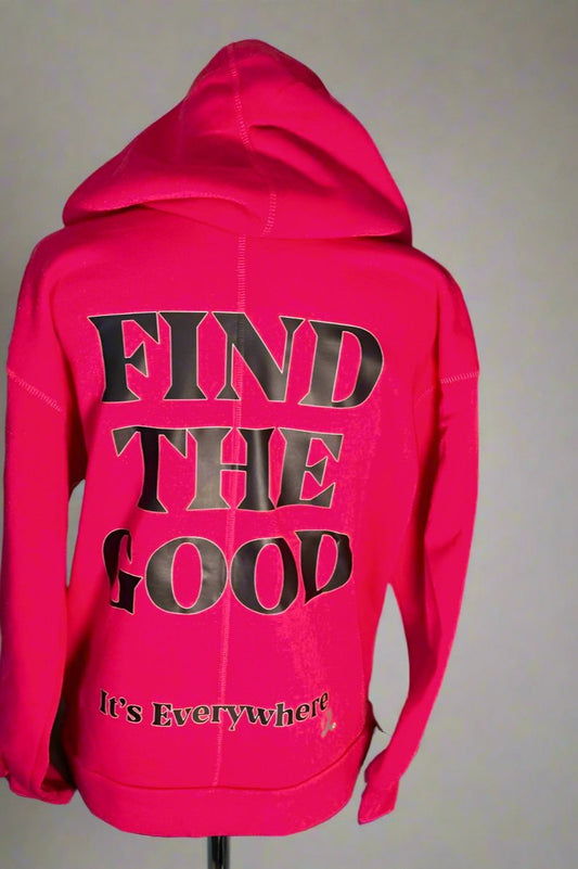 Find the Good pull over hoodie.