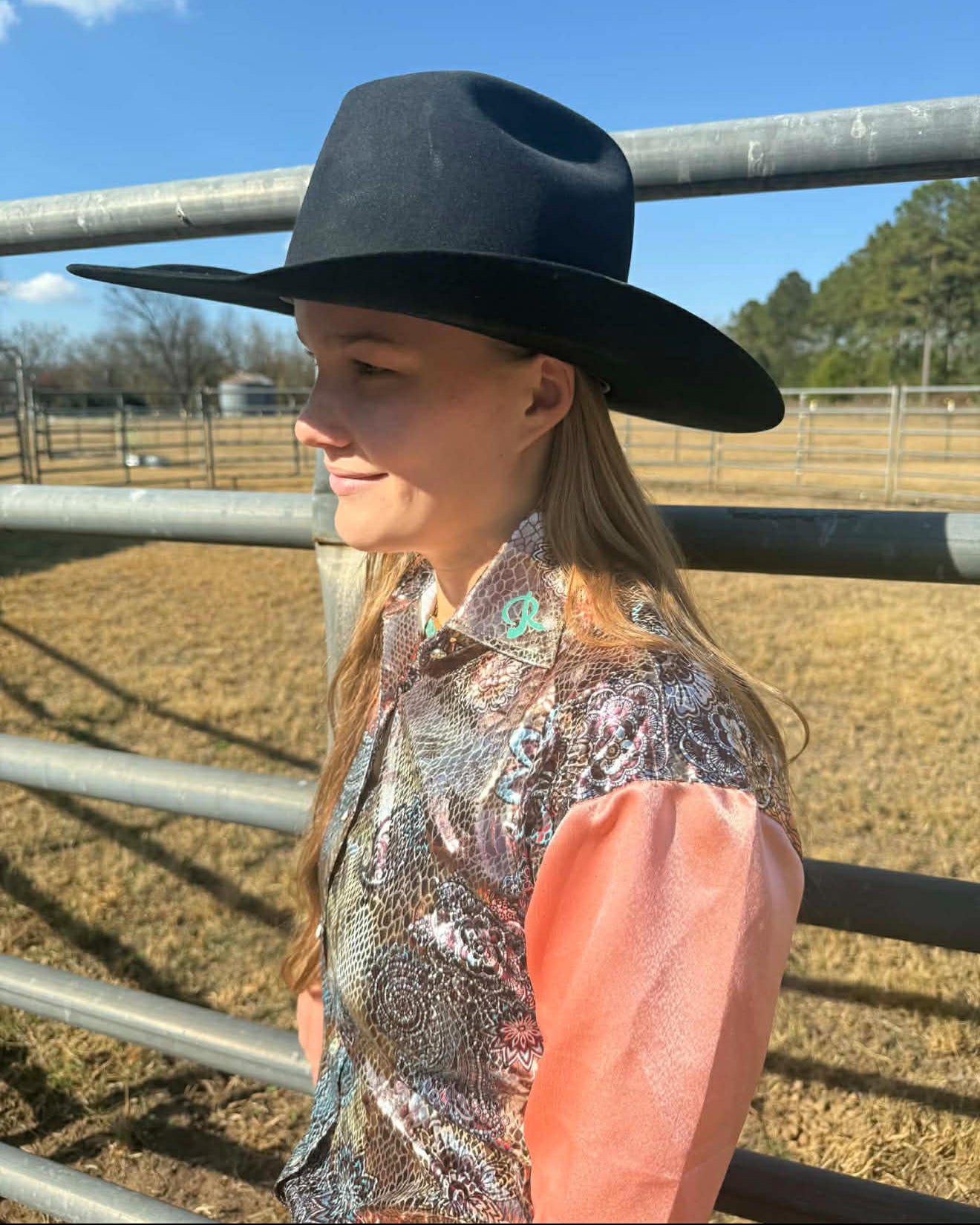 The Cosmic R Satin Sleeve Show Shirt