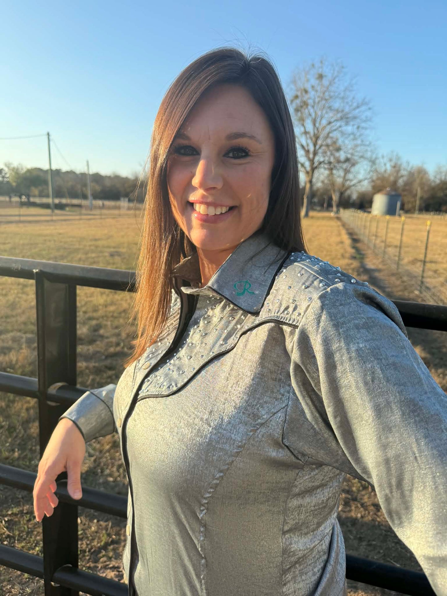 The Silver Star Studded Show Shirt