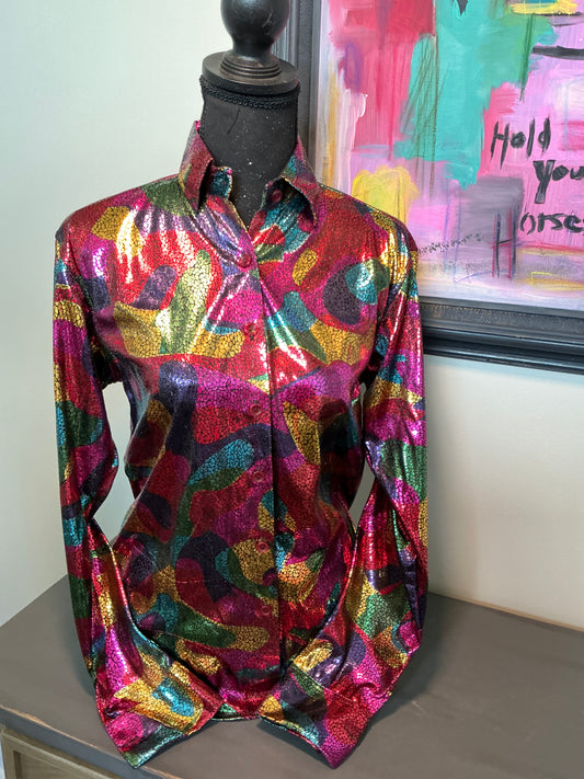 Stained Glass Multi Colored Show Shirt